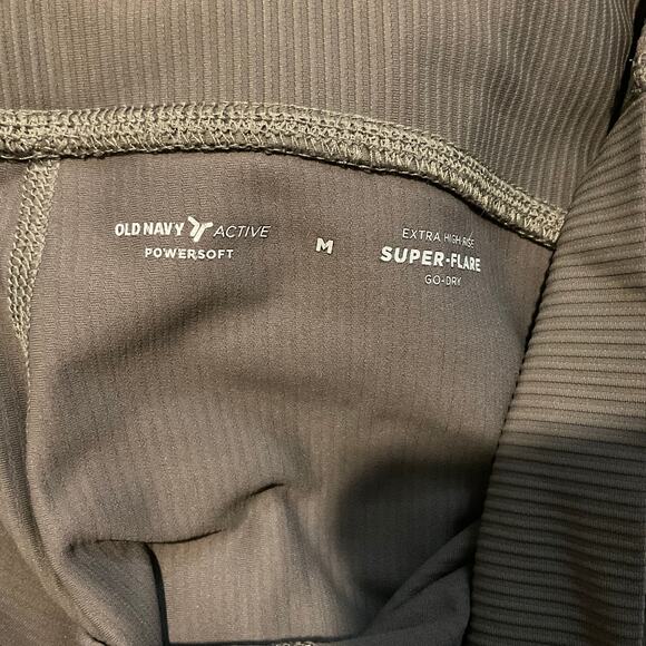 Old Navy Powersoft Extra High Rise Super Flare Ribbed Pants - Bundle of 2 - Picture 4 of 8